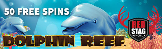 50 Free Spins on Dolphin Reef