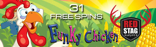 31 Free Spins on Funky Chicken